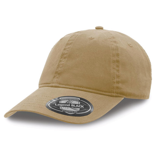 Khaki Legend Black Dad hats